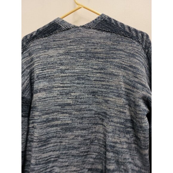 Soft Surroundings Womens Longline Cardigan Small Blue Patchwork Open BOHO - Picture 10 of 10